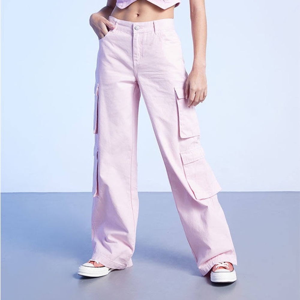 Pink Zara cargos